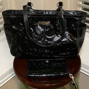 Coach Purse and Wallet Set